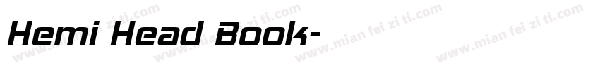 Hemi Head Book字体转换